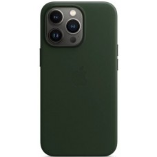 Накладка Leather Case Magsafe для iPhone 14 Pro (Forest Green)